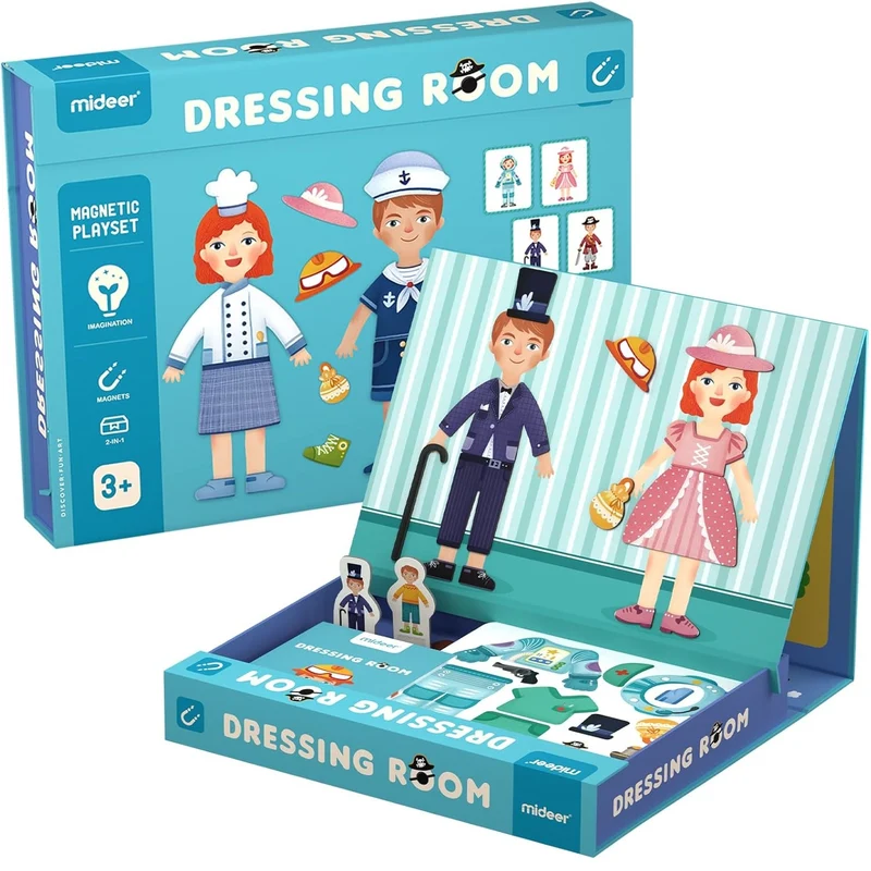 Magnetisches Puzzle und Spiel 2in1 – Kleidung