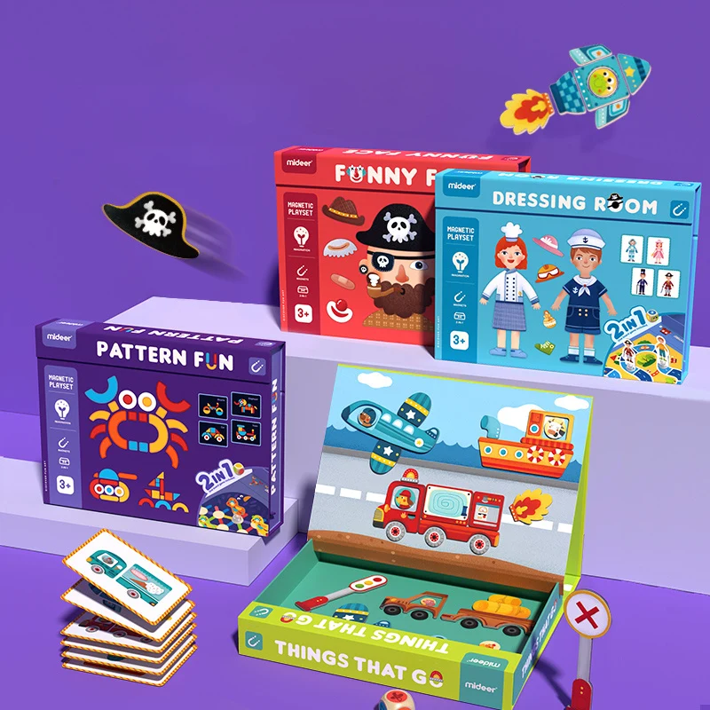 Magnetisches Puzzle und Spiel 2in1 – Kleidung