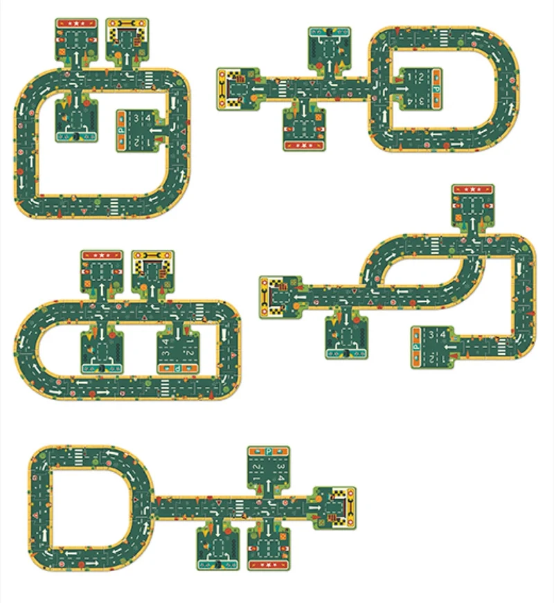 Kartonpuzzle – Straßen