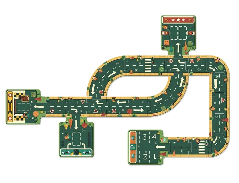 Kartonpuzzle – Straßen