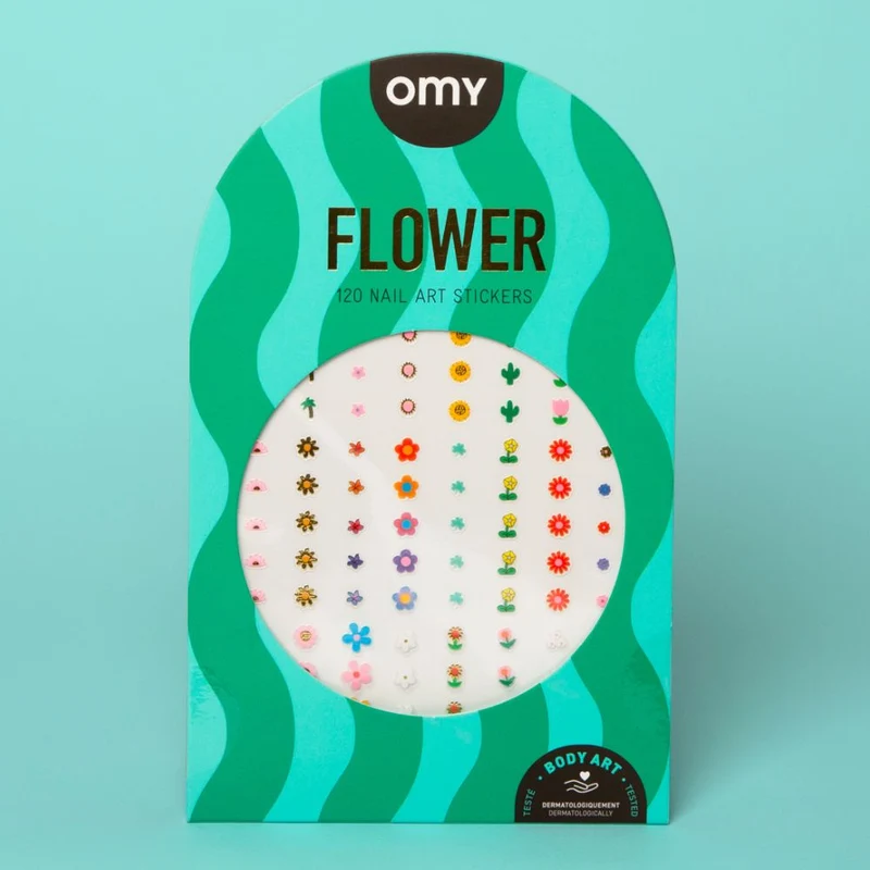 Nagelsticker – Flower 120 Stück