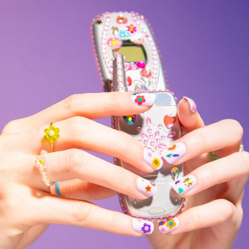 Nagelsticker – Flower 120 Stück