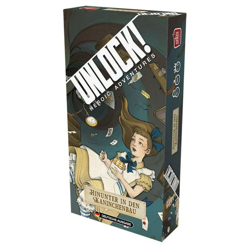 Asmodee - Unlock! Hinunter in den Kaninchenbau (Einzelszenario) Box5c - deutsch