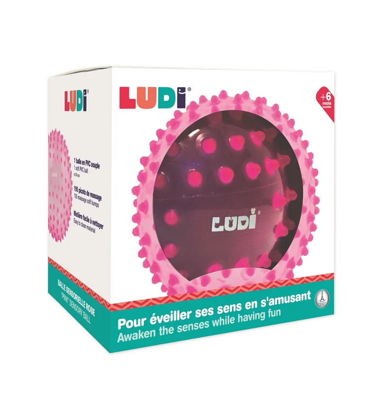 Sensorik-Ball 20 cm – Rosa