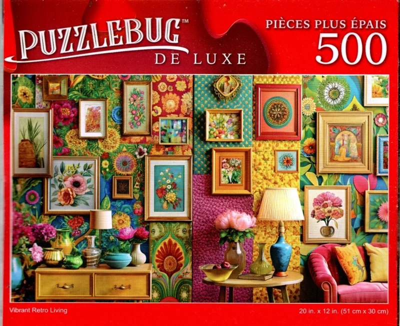 PFG Vibrant Retro Living (Usage/Used - PUZZLES FOR GOOD)