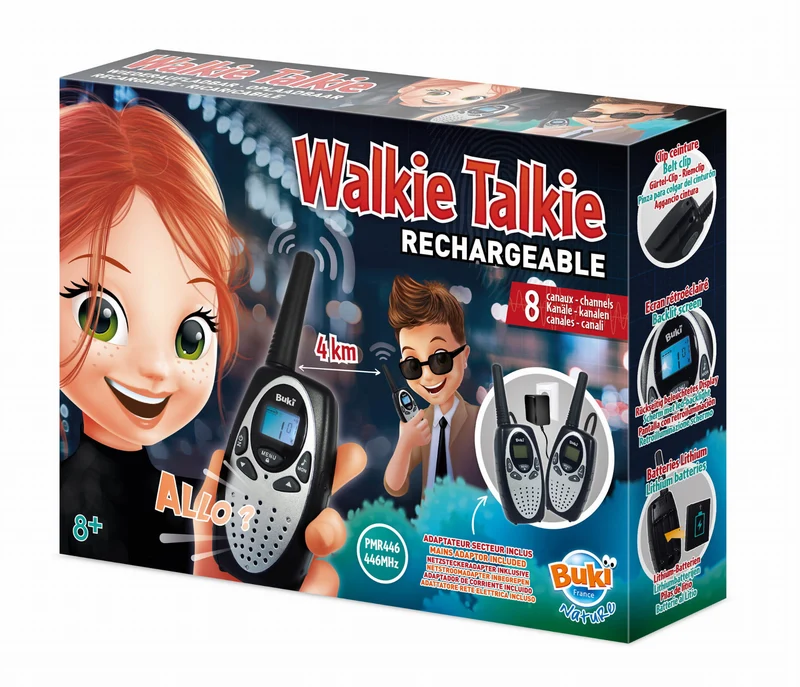 Walkie Talkie mit Akku - Reichweite 4 km