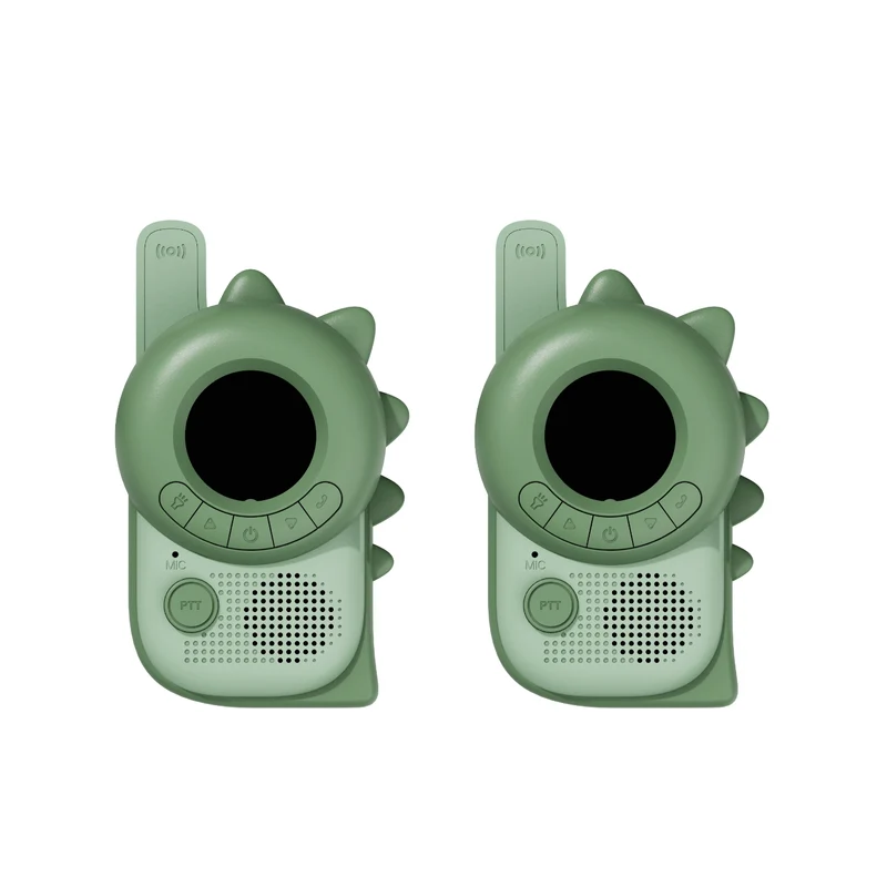 Walkie-Talkie für Kinder – Grüner Dinosaurier