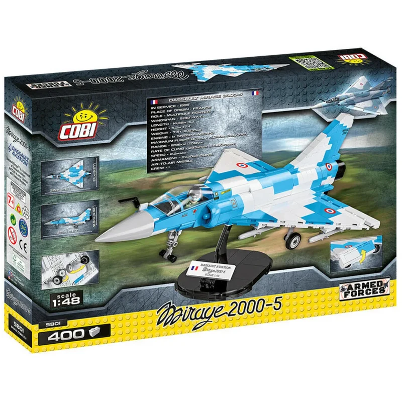 Cobi 5801 - Mirage 2000 - 5 - Klemmbausteine