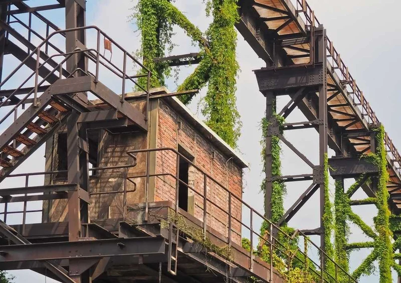 56765 Hintergründe - Alte Fabrik Puzzle