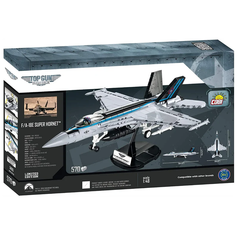 Cobi 5805 - TOP GUN F - A - 18E Hornet - Klemmbausteine