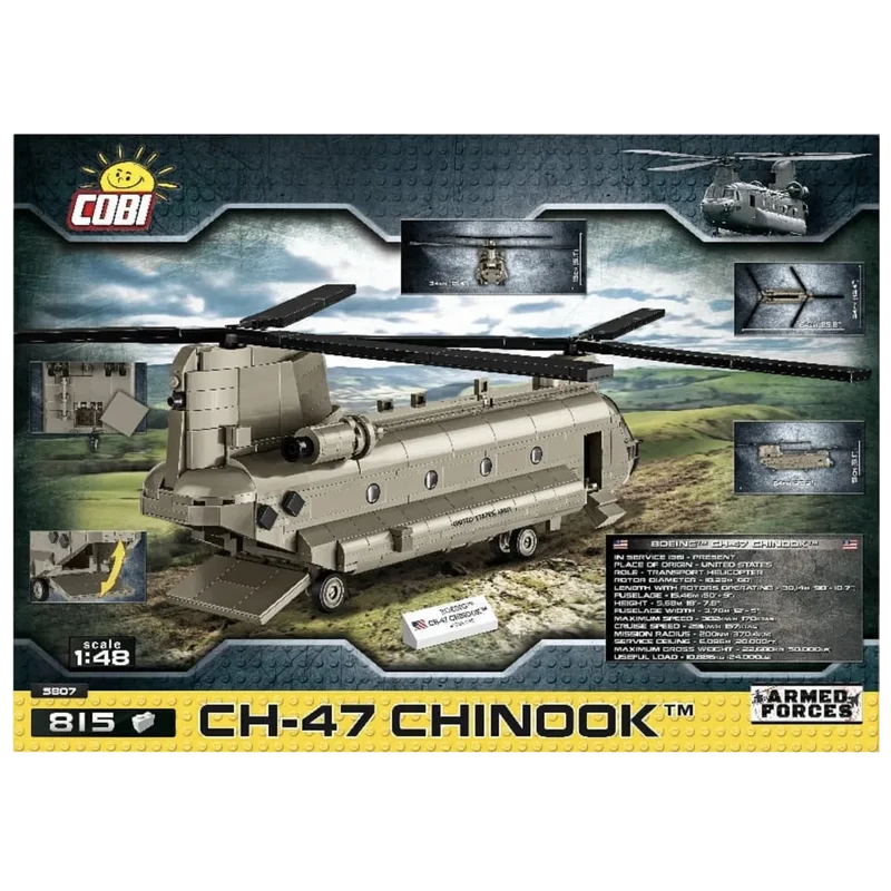 Cobi 5807 - Boeing CH - 47 Chinook - Klemmbausteine