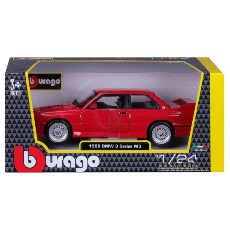 Bburago BMW M3 (E30) 1988 1/24 rot