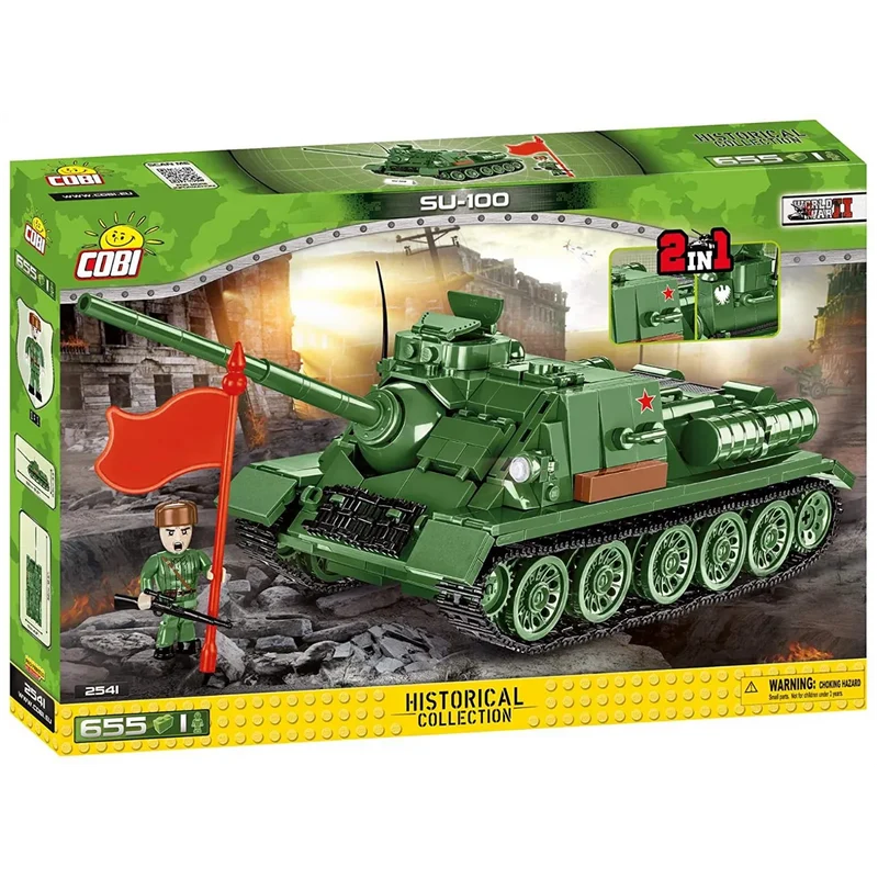 Cobi 2541 - Panzer SU - 100 - Klemmbausteine