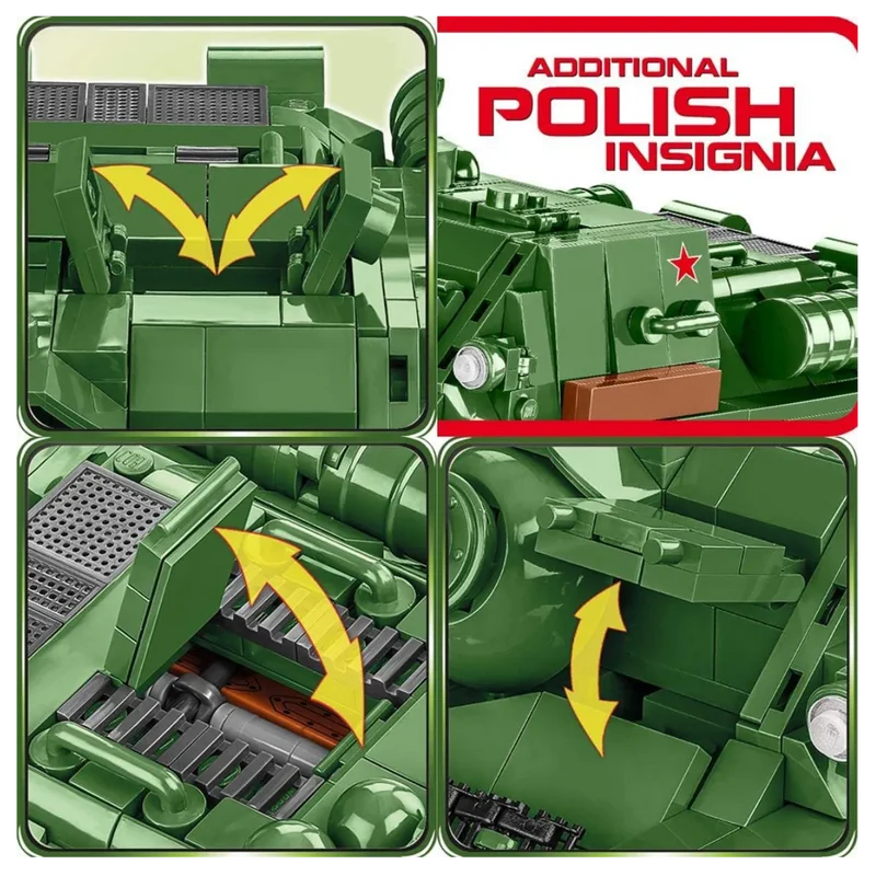 Cobi 2541 - Panzer SU - 100 - Klemmbausteine