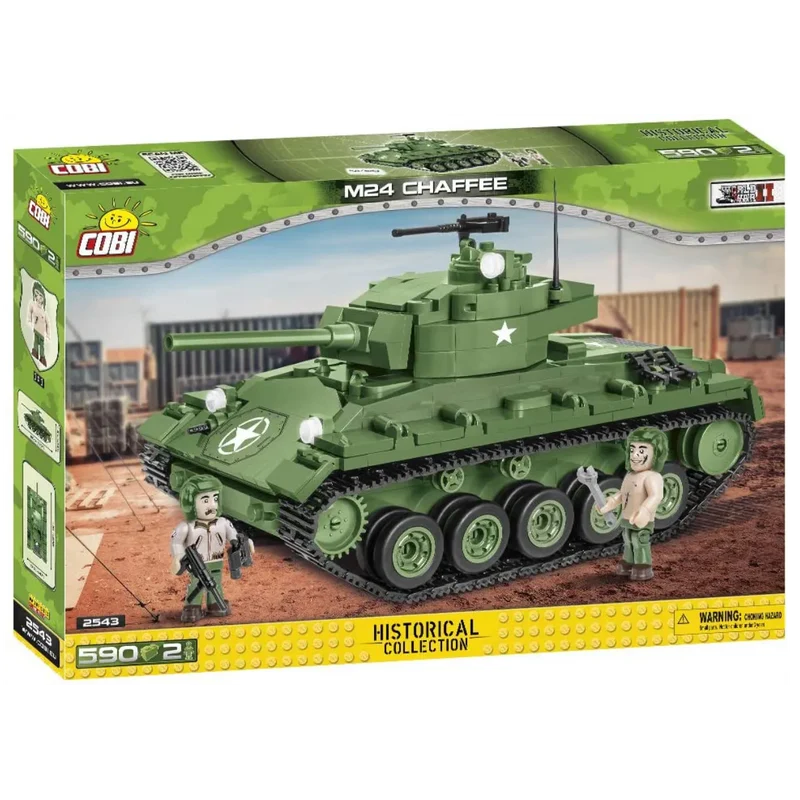 Cobi 2543 - Panzer M24 Chaffee - Klemmbausteine