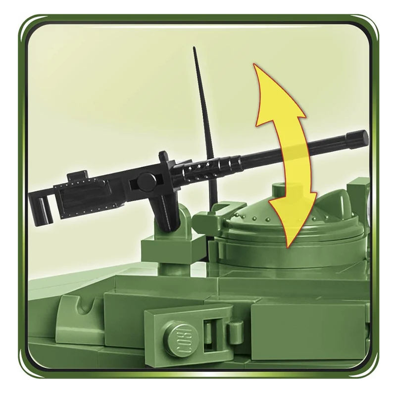 Cobi 2543 - Panzer M24 Chaffee - Klemmbausteine