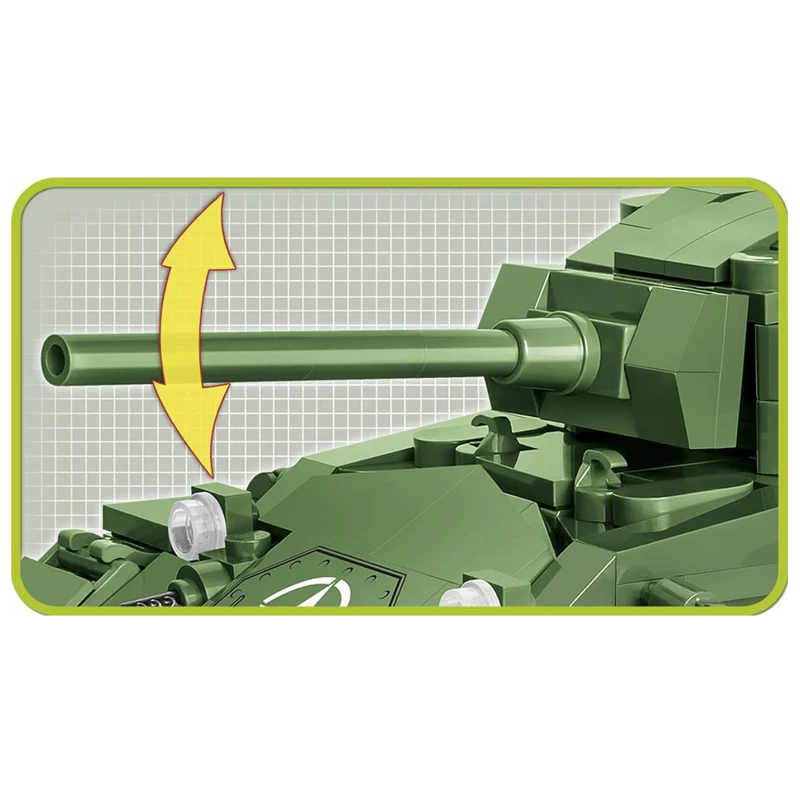 Cobi 2543 - Panzer M24 Chaffee - Klemmbausteine