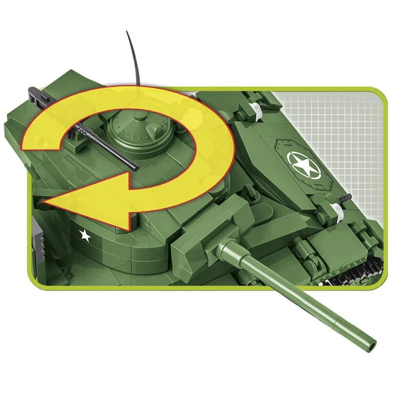 Cobi 2543 - Panzer M24 Chaffee - Klemmbausteine