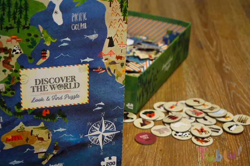 Lernpuzzle mit Spiel – Entdecke die Welt