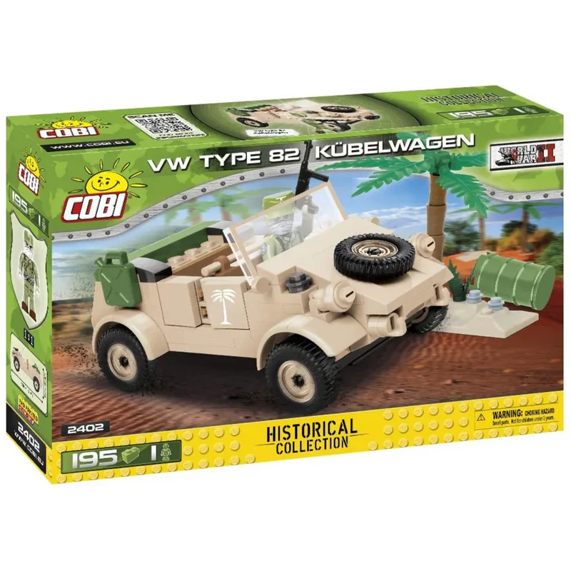 Cobi 2402 - VW Typ 82 Kübelwagen - Klemmbausteine