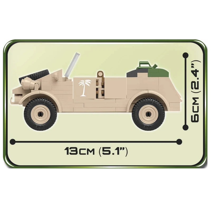 Cobi 2402 - VW Typ 82 Kübelwagen - Klemmbausteine