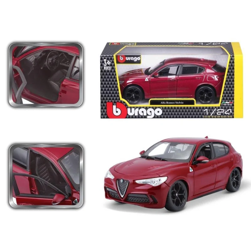 Bburago Alfa Romeo Stelvio ,1:24, rot
