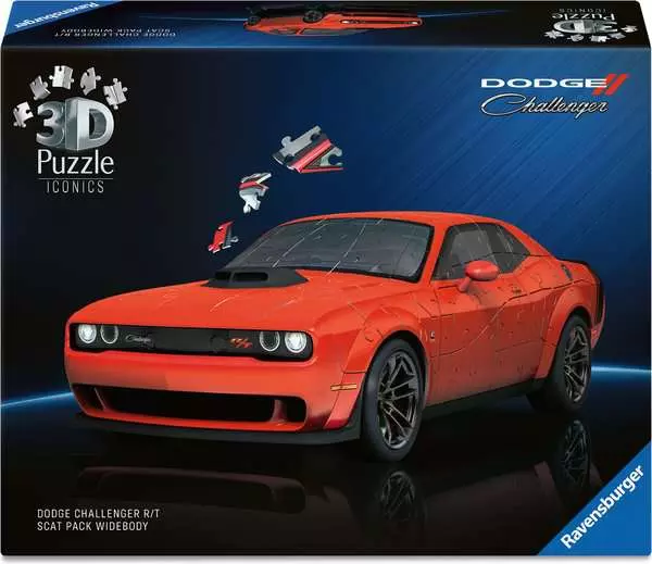Ravensburger Iconics - Dodge Challenger R/T Scat Pack Widebody (3D Puzzle)