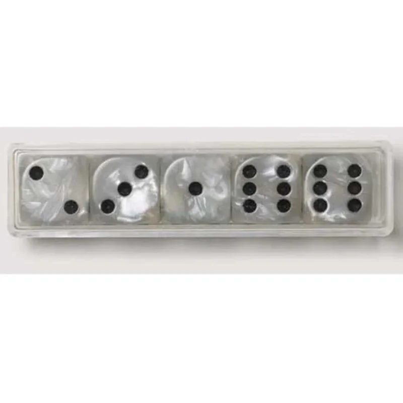Würfel - Set Standard weiss 16mm (5)