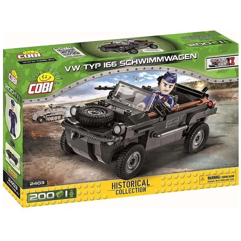 Cobi 2403 - VW Typ 166 Schwimmwagen - Klemmbausteine