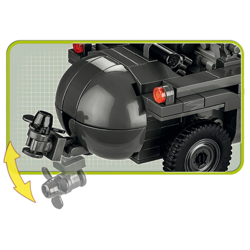 Cobi 2403 - VW Typ 166 Schwimmwagen - Klemmbausteine