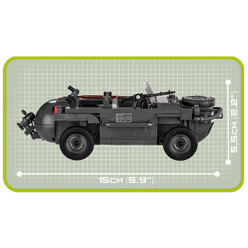 Cobi 2403 - VW Typ 166 Schwimmwagen - Klemmbausteine