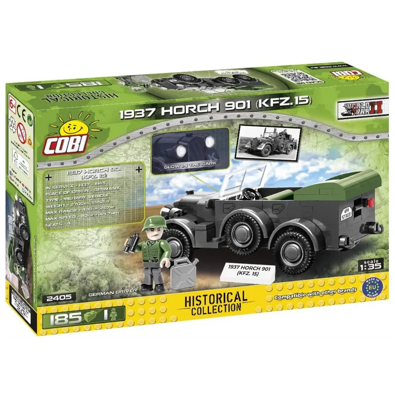 Cobi 2405 - 1937 Horch 901 (Kfz.15) - Klemmbausteine