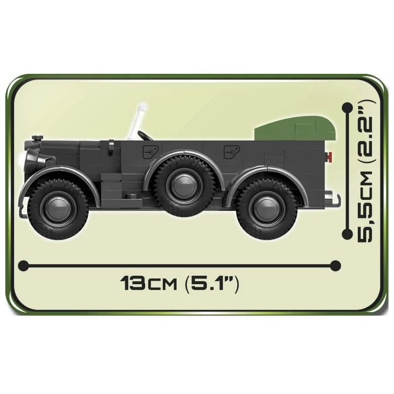 Cobi 2405 - 1937 Horch 901 (Kfz.15) - Klemmbausteine