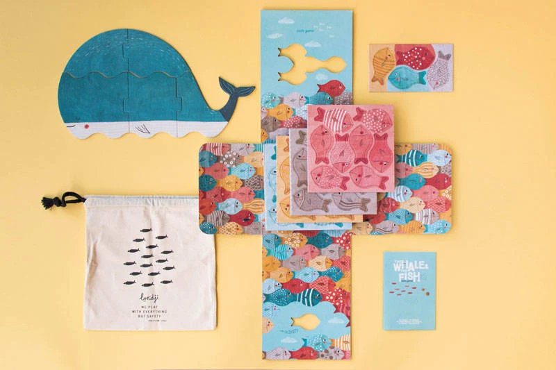 Puzzle – Wal und Fische