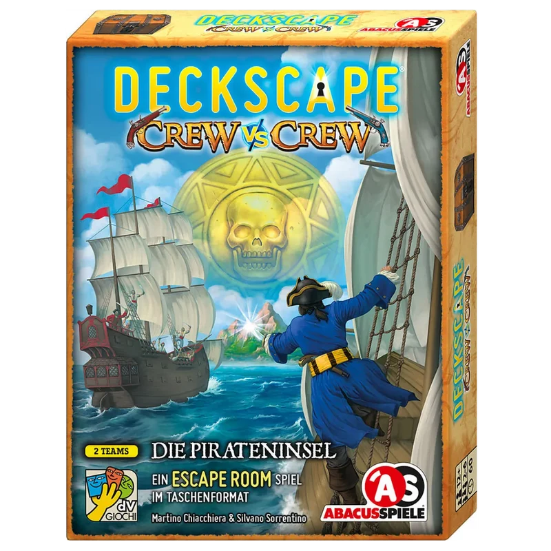 Abacus Spiele - Deckscape - Crew vs Crew - Die Pirateninsel (d)