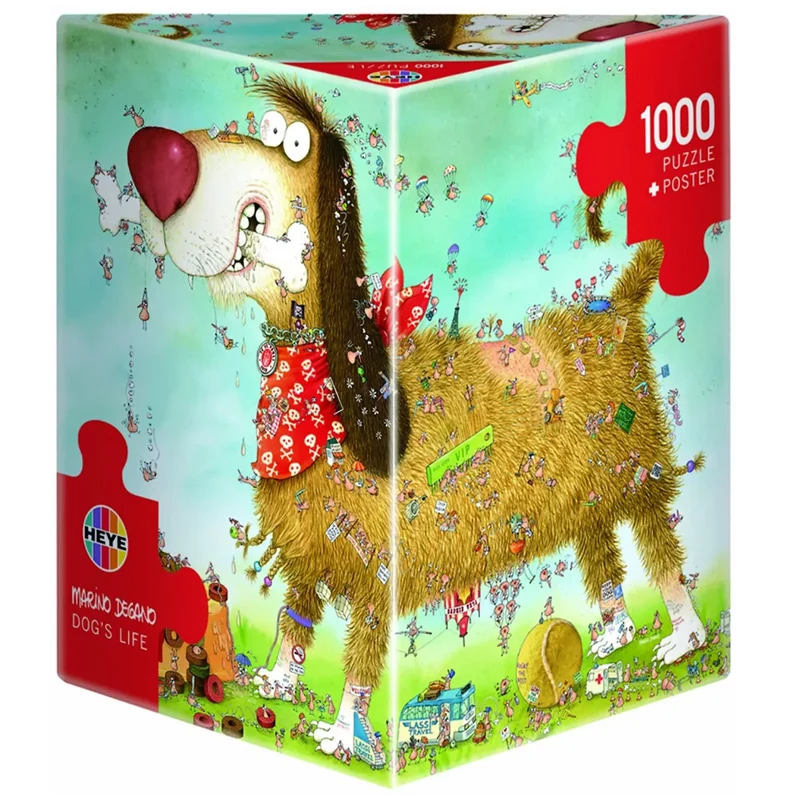 Heye - Dog's Life Triangular - 1000 Teile