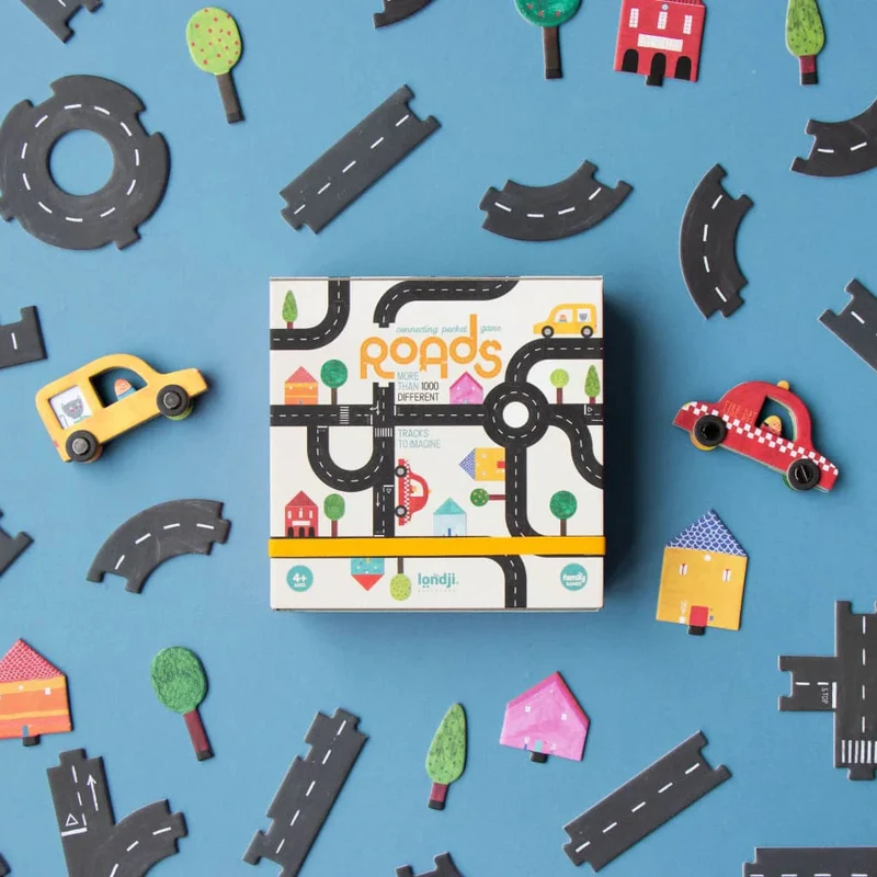 Taschen-Kooperationsspiel Roads – Straßen