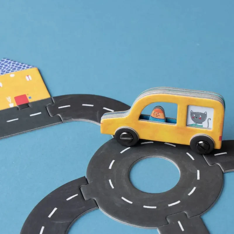 Taschen-Kooperationsspiel Roads – Straßen