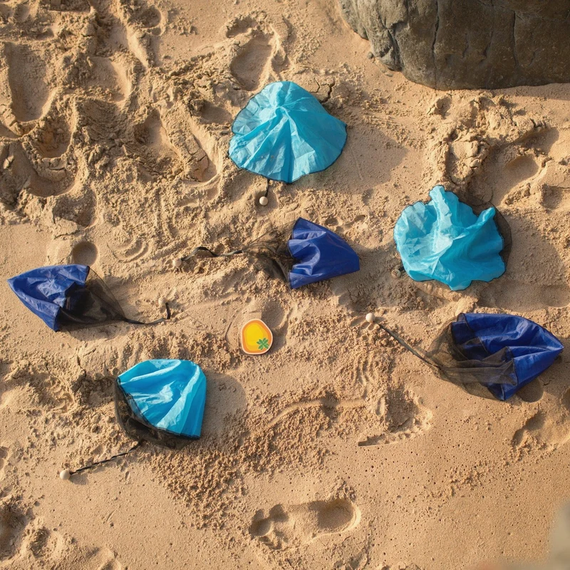 Geschicklichkeitsspiel – Fallschirme auf der Insel