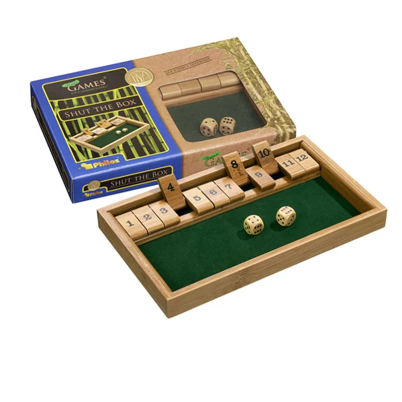 Philos Shut The Box - 12er - Bambus