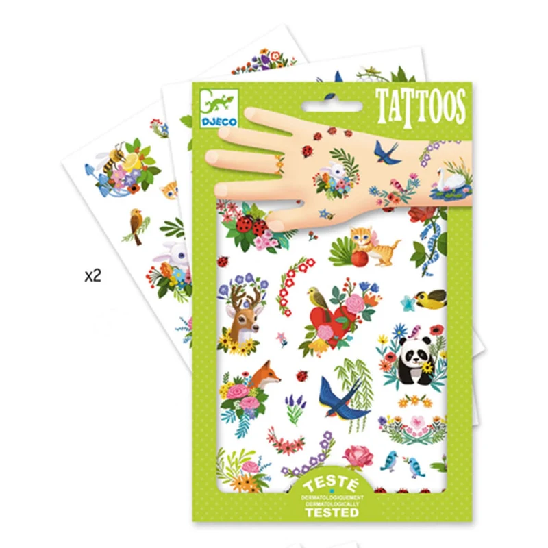 Djeco Tattoos Happy spring