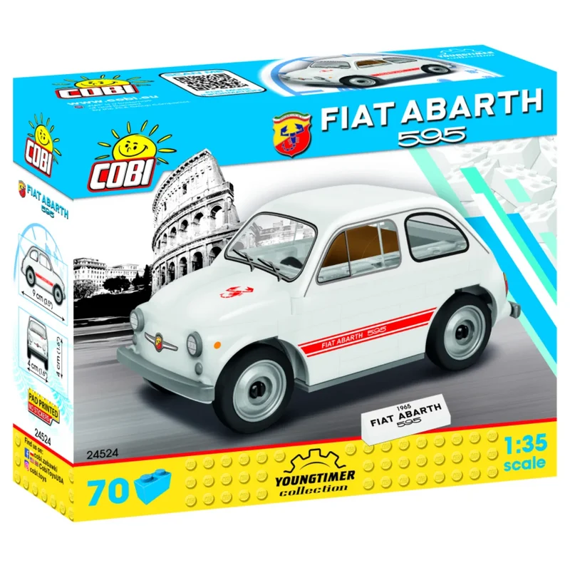 Cobi 24524 - Fiat Abarth 595 - Klemmbausteine