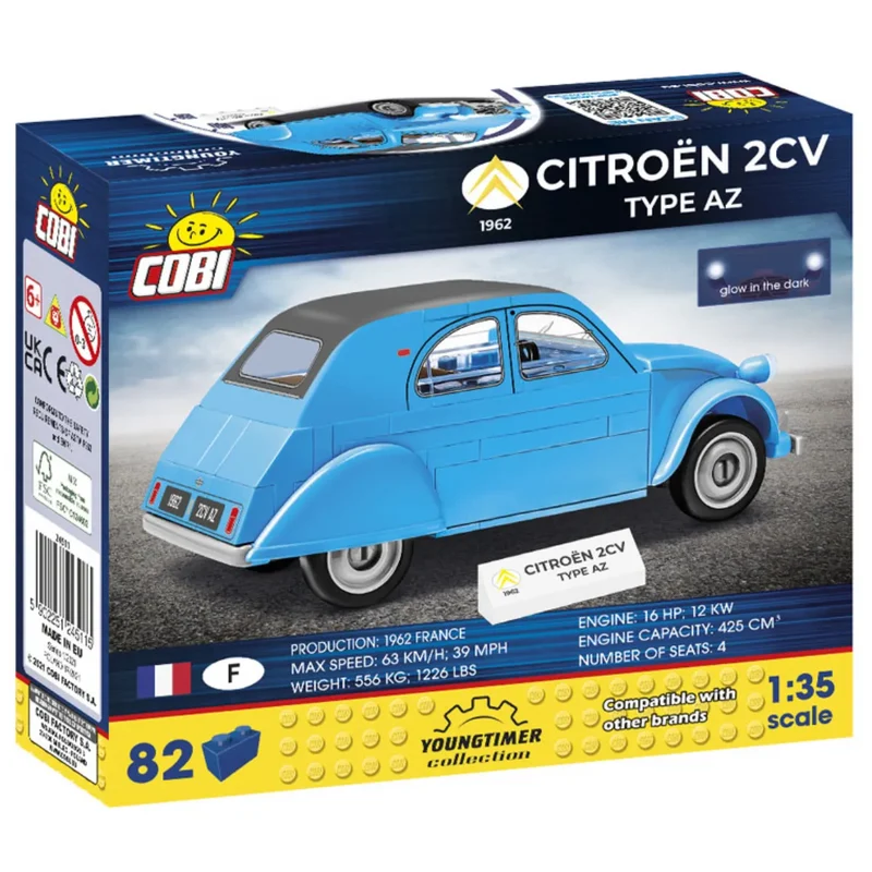 Cobi 24511 - Citroën 2CV Type AZ5 - Klemmbausteine
