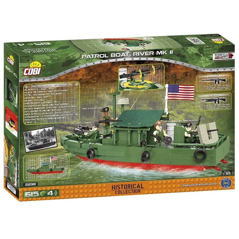 Cobi 2238 - Patrol Boat 31 Mk.II - Klemmbausteine