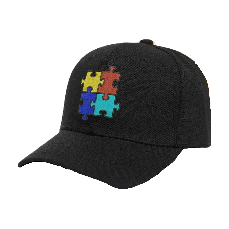 Puzzle Baseball Cap - Black