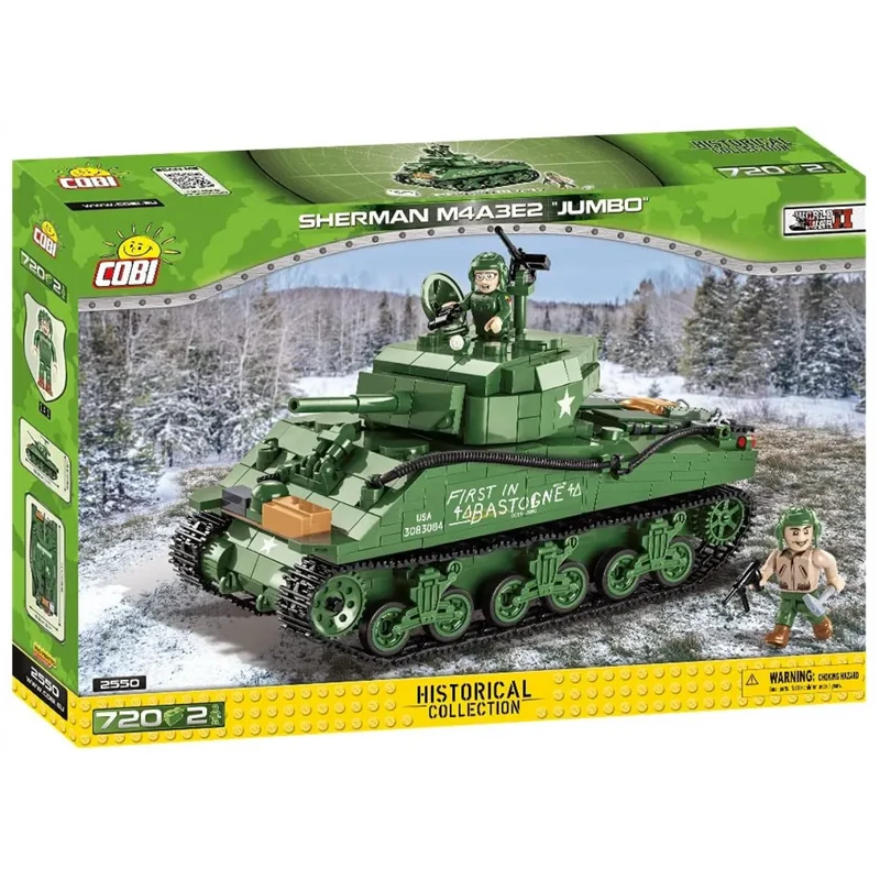 Cobi 2550 - Sherman M4A3E2 Jumbo - Klemmbausteine