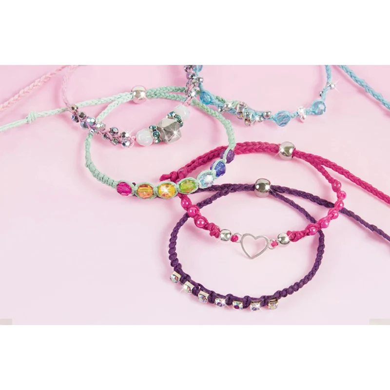 Make it Real Regenbogen Glitzer Armbänder