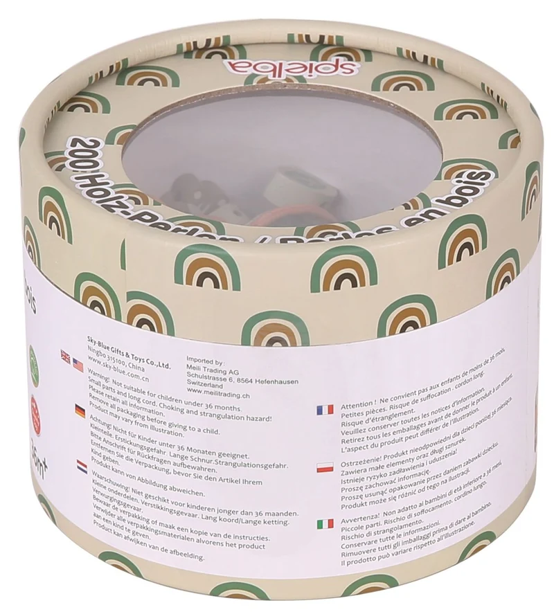Spielba Perlen in Box, 200 Stück