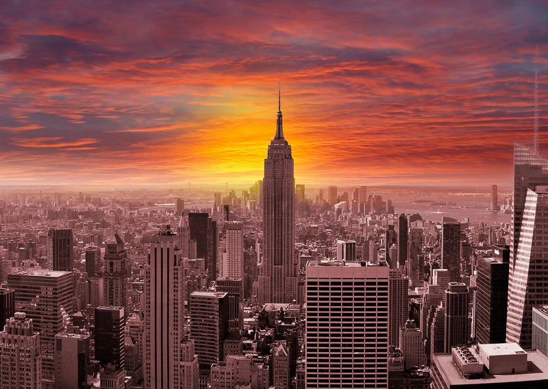 Enjoy- Sunset Over New York Skyline (1000pcs)