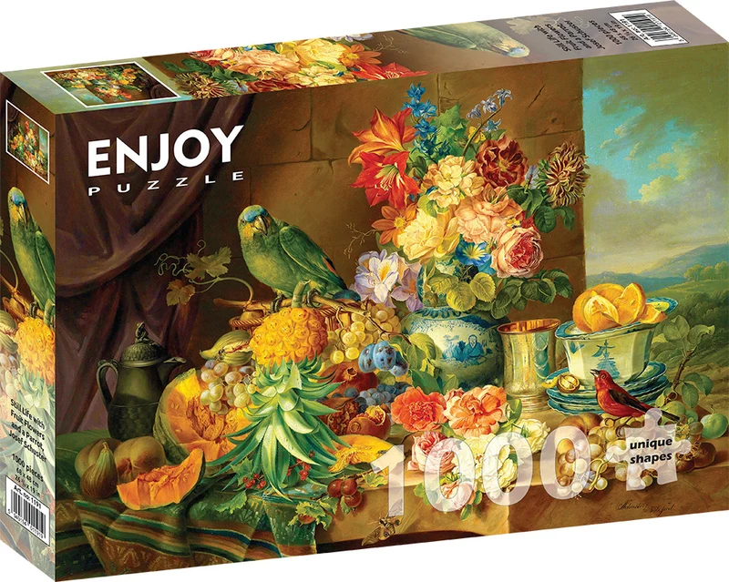Enjoy- Still Life with Fruit and a Parrot (1000pcs)